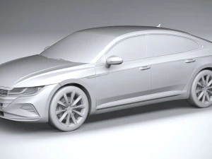 Volkswagen Arteon Hybrid 2021 3D Model