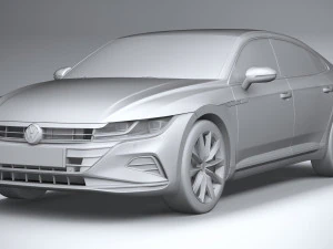 Volkswagen Arteon Hybrid 2021 3D Model