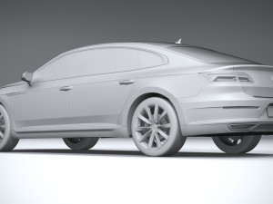 Volkswagen Arteon Hybrid 2021 3D Modell