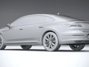 Volkswagen Arteon Hybrid 2021 3D Model