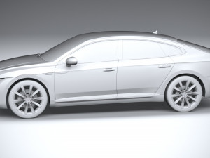 Volkswagen Arteon Hybrid 2021 3D Modell