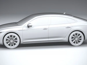 Volkswagen Arteon Hybrid 2021 3D Model