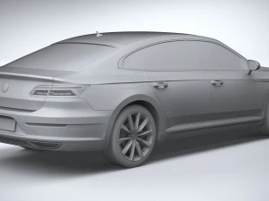Volkswagen Arteon Hybrid 2021 3D Model