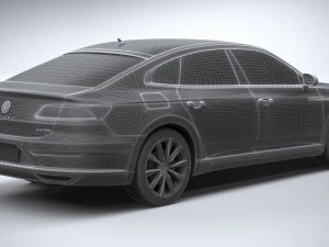 Volkswagen Arteon Hybrid 2021 3D Model