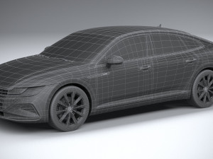 Volkswagen Arteon Hybrid 2021 3D Modell