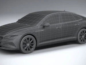Volkswagen Arteon Hybrid 2021 3D Model