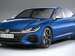 Volkswagen Arteon R 2021 3D Model