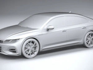 Volkswagen Arteon R 2021 3D Model
