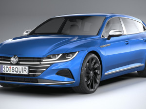 Volkswagen Arteon Shooting Brake Elegance 2021 3D Модель