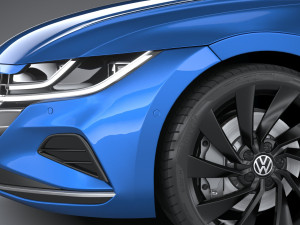 Volkswagen Arteon Shooting Brake Elegance 2021 3D Модель