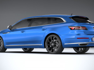 Volkswagen Arteon Shooting Brake Elegance 2021 3D Модель