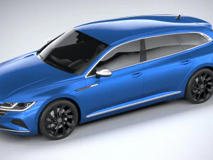 Volkswagen Arteon Shooting Brake Elegance 2021 3D Model