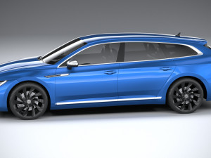 Volkswagen Arteon Shooting Brake Elegance 2021 3D Модель