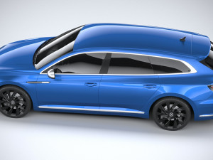 Volkswagen Arteon Shooting Brake Elegance 2021 3D Модель