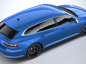 Volkswagen Arteon Shooting Brake Elegance 2021 3D Модель
