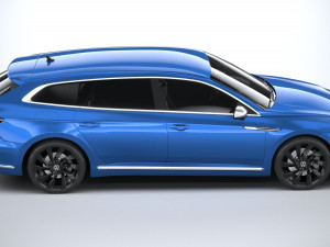 Volkswagen Arteon Shooting Brake Elegance 2021 3D Модель