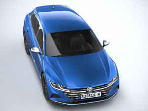 Volkswagen Arteon Shooting Brake Elegance 2021 3D Модель