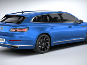 Volkswagen Arteon Shooting Brake Elegance 2021 3D Модель