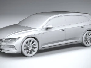 Volkswagen Arteon Shooting Brake Elegance 2021 3D Model