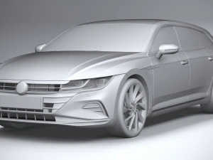 Volkswagen Arteon Shooting Brake Elegance 2021 3D Model
