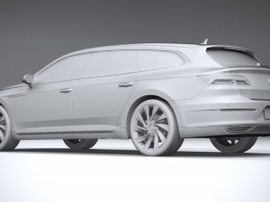 Volkswagen Arteon Shooting Brake Elegance 2021 3D Модель