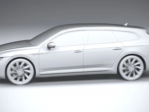 Volkswagen Arteon Shooting Brake Elegance 2021 3D Model