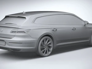 Volkswagen Arteon Shooting Brake Elegance 2021 3D Model