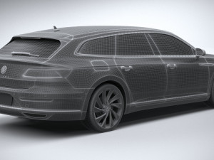 Volkswagen Arteon Shooting Brake Elegance 2021 3D Модель