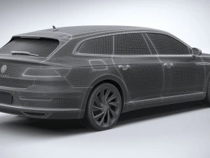 Volkswagen Arteon Shooting Brake Elegance 2021 3D Model