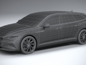 Volkswagen Arteon Shooting Brake Elegance 2021 3D Модель