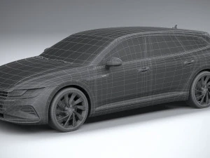 Volkswagen Arteon Shooting Brake Elegance 2021 3D Model