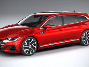 Volkswagen Arteon Shooting Brake Hybrid 2021 3D Model