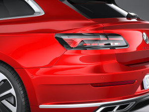Volkswagen Arteon Shooting Brake Hybrid 2021 3D Модель