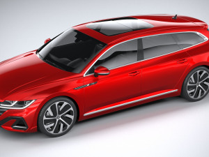 Volkswagen Arteon Shooting Brake Hybrid 2021 3D Модель