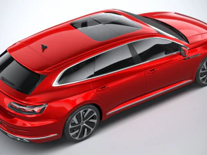 Volkswagen Arteon Shooting Brake Hybrid 2021 3D Model