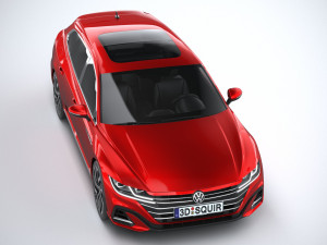 Volkswagen Arteon Shooting Brake Hybrid 2021 3D Модель