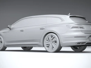Volkswagen Arteon Shooting Brake Hybrid 2021 3D Model