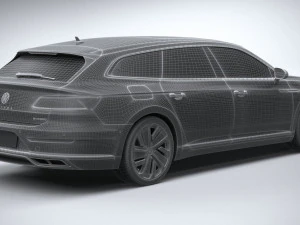Volkswagen Arteon Shooting Brake Hybrid 2021 3D Model