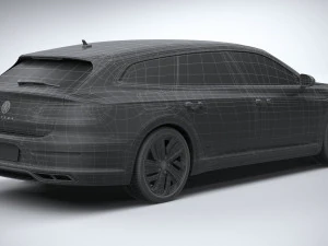 Volkswagen Arteon Shooting Brake Hybrid 2021 3D Model