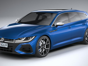 Volkswagen Arteon Shooting Brake R 2021 3D 模型