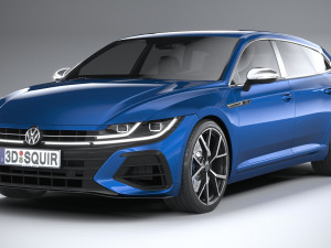 Volkswagen Arteon Shooting Brake R 2021 3D 模型