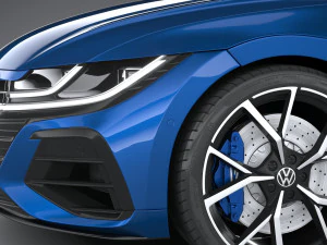 Volkswagen Arteon Shooting Brake R 2021 3D Model