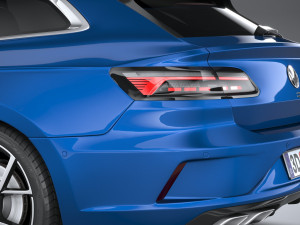 Volkswagen Arteon Shooting Brake R 2021 3D 模型