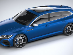 Volkswagen Arteon Shooting Brake R 2021 3D 模型