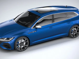 Volkswagen Arteon Shooting Brake R 2021 3D Model