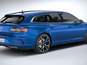 Volkswagen Arteon Shooting Brake R 2021 3D 模型