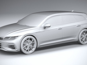 Volkswagen Arteon Shooting Brake R 2021 3D 模型