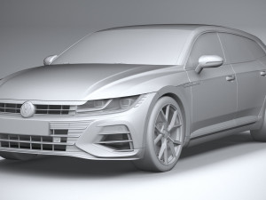 Volkswagen Arteon Shooting Brake R 2021 3D 模型