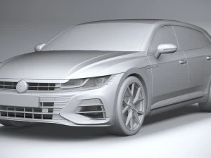 Volkswagen Arteon Shooting Brake R 2021 3D Model