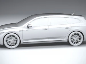 Volkswagen Arteon Shooting Brake R 2021 3D Model